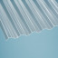 Acrylglas Wellplatten 1,5 mm glatt Sinus 76/18 klar für Terrassenüberdachung, Carport und mehr