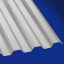 Polycarbonat Wellplatten 0,8 mm Trapez 76/18 grau Profilplatten 4000mm