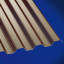 Polycarbonat Wellplatten 1,3mm Trapez 76/18 bronce Profilplatten 4000mm