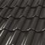 Röben Dachziegel Milano schwarz