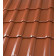 Röben Dachziegel Piemont kupfer-rotbraun - Flachdachziegel
