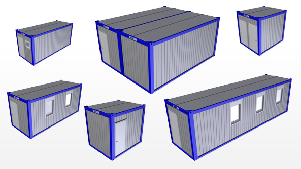 Modulcontainer Typen